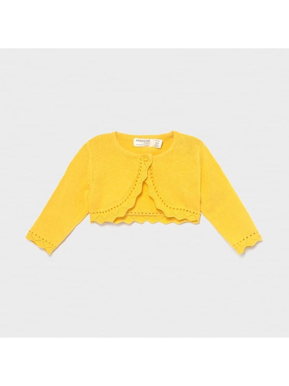 Mayoral Yellow Kids Cardigan